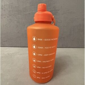 1 Gal Motivational Sports Water Bottle Time Marker Sport Water Jug 128oz Manna